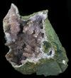 Beautiful Quartz Perimorph (Stalactitic) Geode - Morocco #32005-2